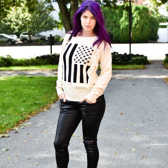 Stars & Stripes Flag Sweater